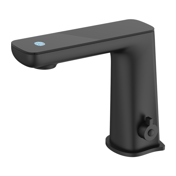 Nero Claudia Sensor Basin Mixer (LED Panel Colour Options) - Matte Black / NR2221MB