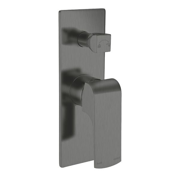 Fresh Shower/Bath Diverter Mixer, Gunmetal Grey