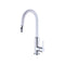 Nero Pearl Sink Mixer with Pull Out Spray - Chrome + Matte White / NR231708CW