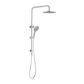 Nero Mecca Combination Overhead and Handshower on Column Brushed Nickel / NR250805aBN