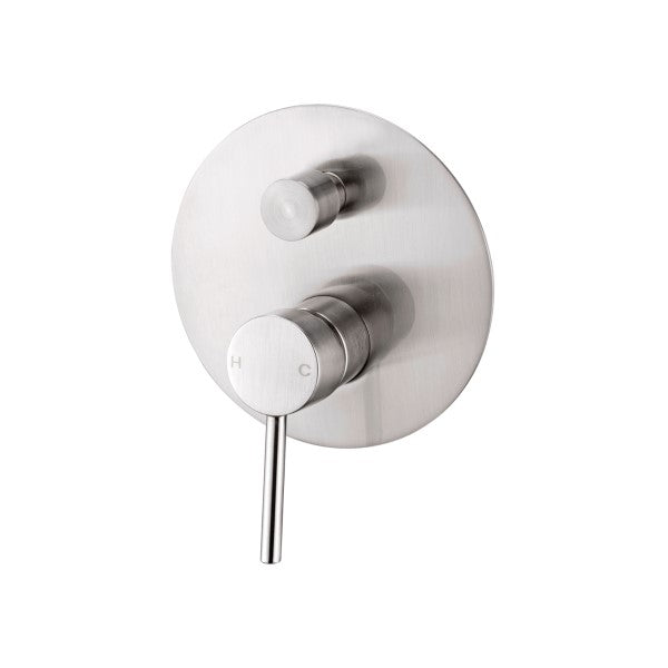 Dolce Shower/Bath Mixer with Diverter - Brushed Nickel