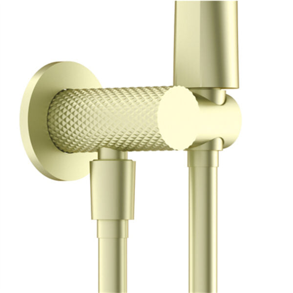 Nero Opal Handshower on Bracket with Air Shower - Brushed Gold / NR251905BG