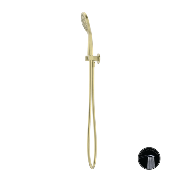 Nero Opal Handshower on Bracket with Air Shower - Brushed Gold / NR251905BG