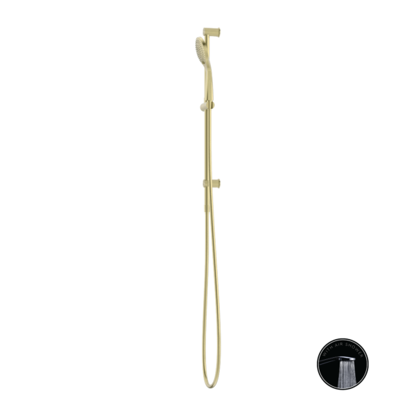 Nero Opal Rail Shower with Air Shower - Brushed Gold / NR251905aBG