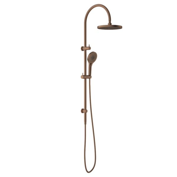 Nero Opal Combination Twin Shower Set Brushed Bronze