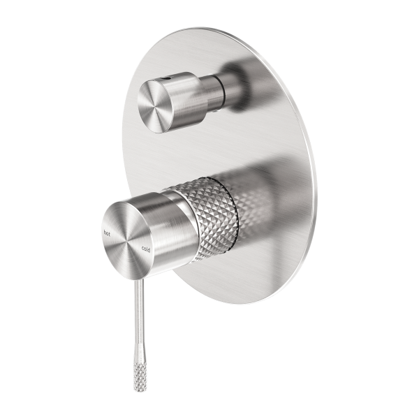 Nero Opal Shower Mixer with Diverter - Brushed Nickel PVD NR251909aBN