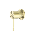 Nero Opal Shower Mixer with 60mm Plate - Brushed Gold PVD NR251909hBG