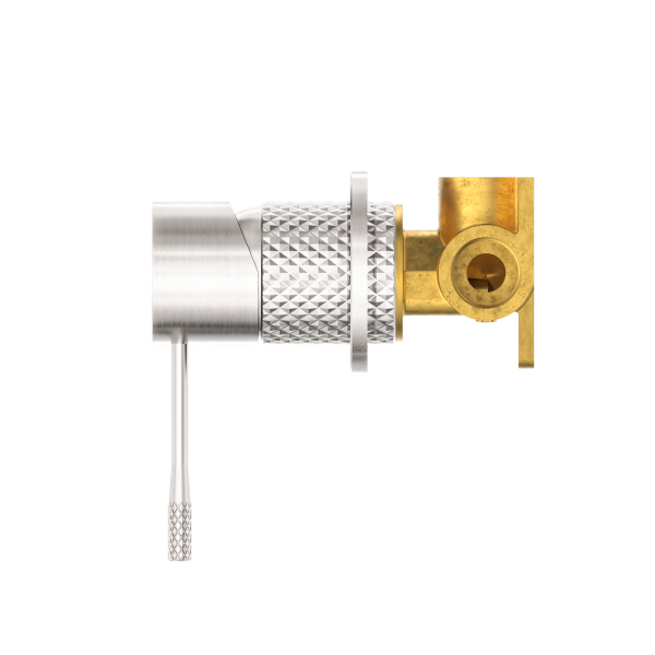 Nero Opal Shower Mixer with 60mm Plate - Brushed Nickel PVD NR251909hBN