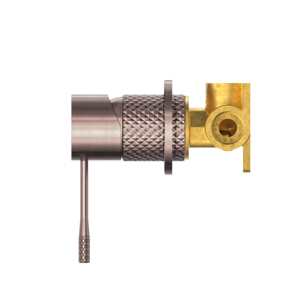 Nero Opal Shower Mixer with 60mm Plate - Brushed Bronze PVD NR251909hBZ