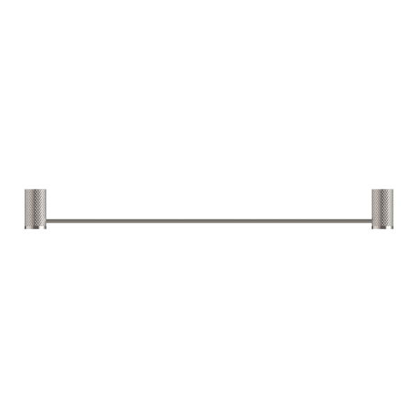 Nero Opal Single Towel Rail 600mm - Brushed Nickel / NR2524BN