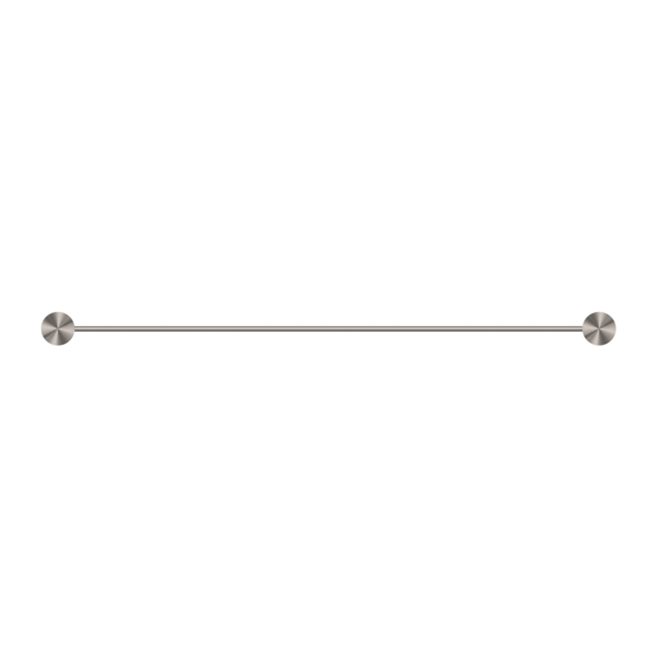 Nero Opal Single Towel Rail 600mm - Brushed Nickel / NR2524BN