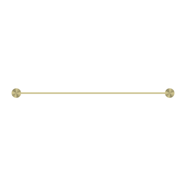 Nero Opal Double Towel Rail 600mm - Brushed Gold / NR2524dBG