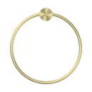 Nero Opal Towel Ring - Brushed Gold / NR2580aBG