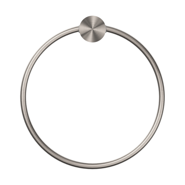 Nero Opal Towel Ring - Brushed Nickel / NR2580aBN