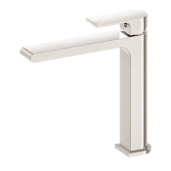 Nero Bianca Mid-Tall Basin Mixer - Brushed Nickel / NR321501dBN