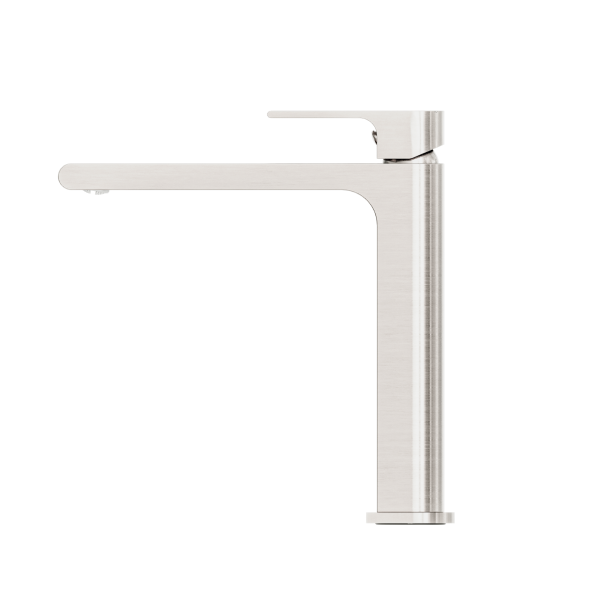 Nero Bianca Mid-Tall Basin Mixer - Brushed Nickel / NR321501dBN