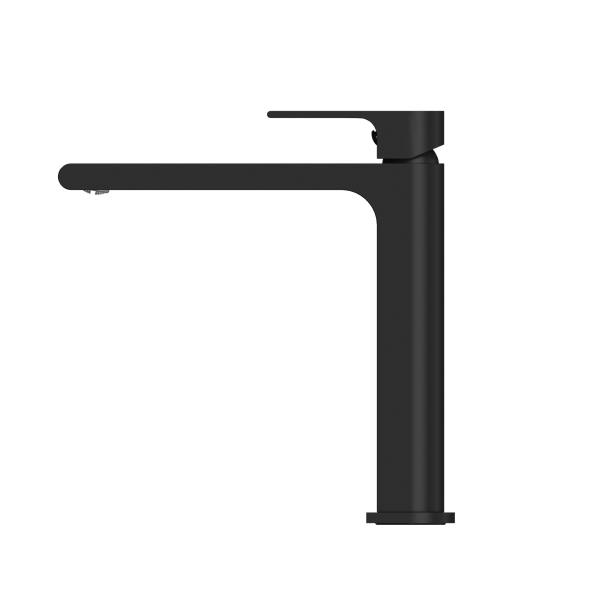 Nero Bianca Mid-Tall Basin Mixer - Matte Black / NR321501dMB