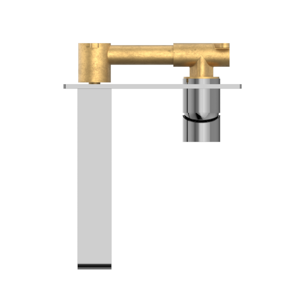 Nero Bianca Wall Mixer 200mm Spout - Chrome / NR321507aCH