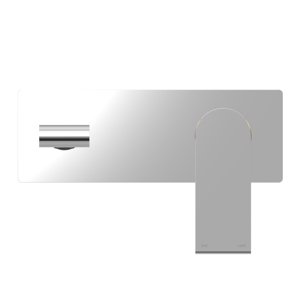 Nero Bianca Wall Mixer 200mm Spout - Chrome / NR321507aCH