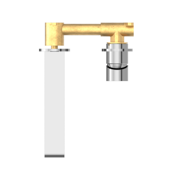 Nero Bianca Wall Mixer 200mm Spout Separate Backplates - Chrome / NR321509eCH