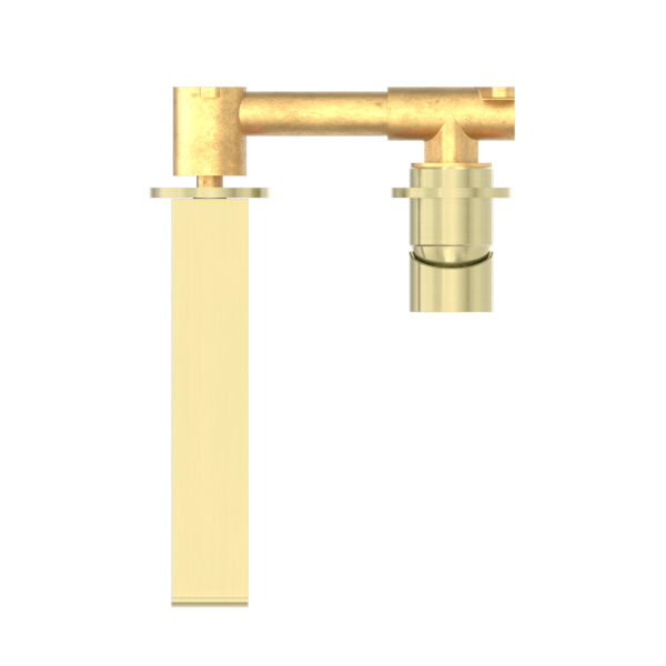 Nero Bianca Wall Mixer 200mm Spout Separate Backplates - Brushed Gold / NR321509eBG