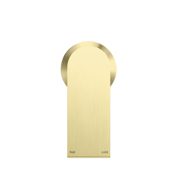 Nero Bianca Shower / Bath Mixer with 60mm Plate - Brushed Gold / NR321511hBG
