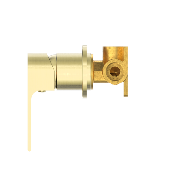 Nero Bianca Shower / Bath Mixer with 60mm Plate - Brushed Gold / NR321511hBG
