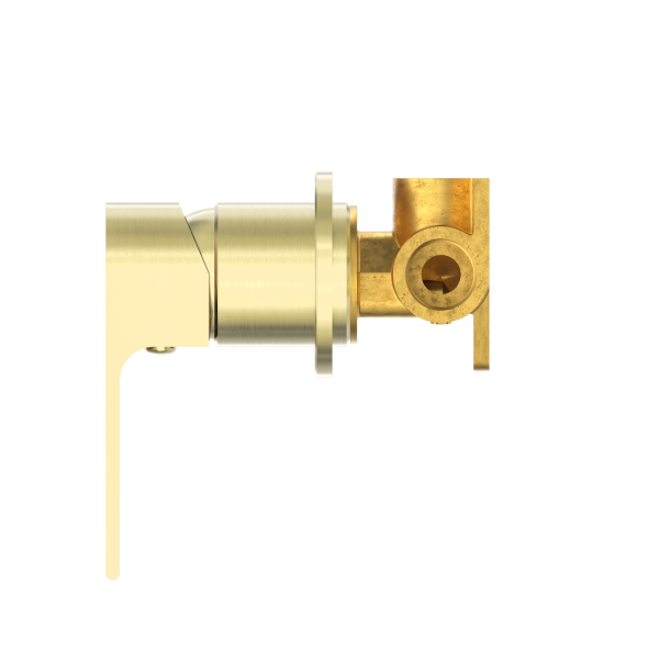 Nero Bianca Shower / Bath Mixer with 60mm Plate - Brushed Gold / NR321509hBG