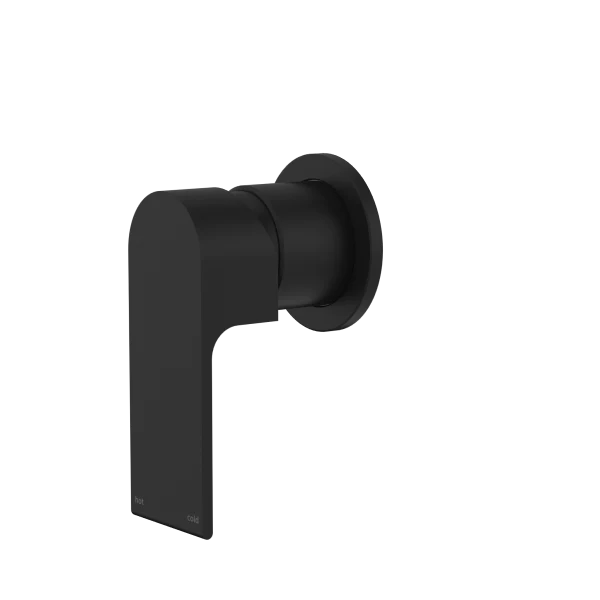Nero Bianca Shower / Bath Mixer with 60mm Plate - Matte Black / NR321511hMB