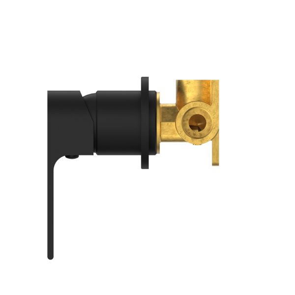 Nero Bianca Shower / Bath Mixer with 60mm Plate - Matte Black / NR321511hMB