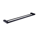 Nero Celia Double Towel Rail 800mm Matte Black