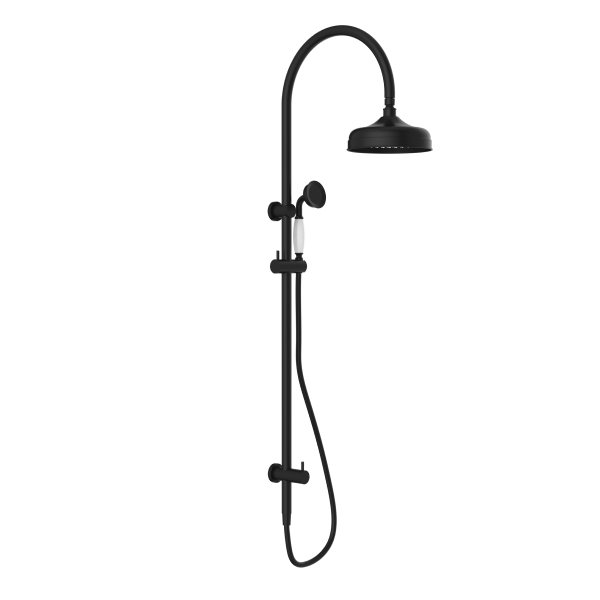 Nero York Twin Shower - Matte Black (Handle Options)
