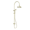 Nero York Twin Shower - Aged Brass (Handle Options)