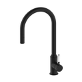 Nero York Pull Out Kitchen Mixer with Veggie Spray - Matte Black (Handle Options)