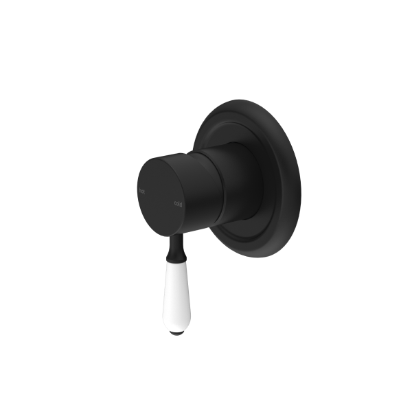 Nero York Shower Mixer - Matte Black (Handle Options)