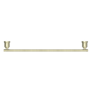 Nero York Single Towel Rail 600mm - Aged Brass / NR6924AB