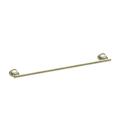 Nero York Single Towel Rail 600mm - Aged Brass / NR6924AB