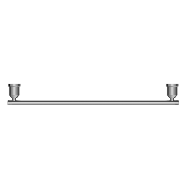 Nero York Single Towel Rail 600mm - Chrome / NR6924CH
