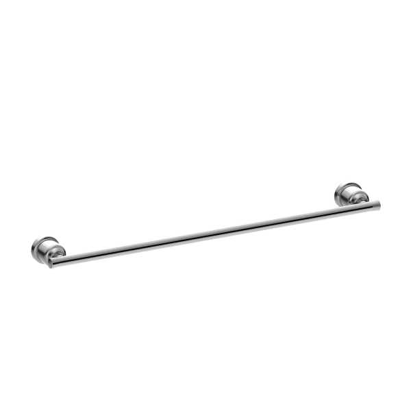Nero York Single Towel Rail 600mm - Chrome / NR6924CH