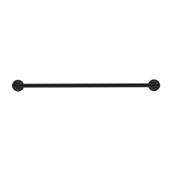 Nero York Single Towel Rail 600mm - Matte Black / NR6924MB