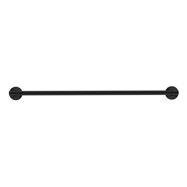 Nero York Double Towel Rail 600mm - Matte Black / NR6924dMB