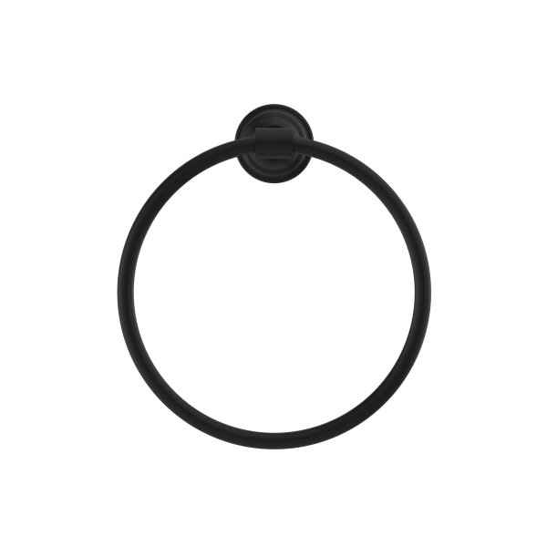 Nero York Towel Ring - Matte Black / NR6980MB