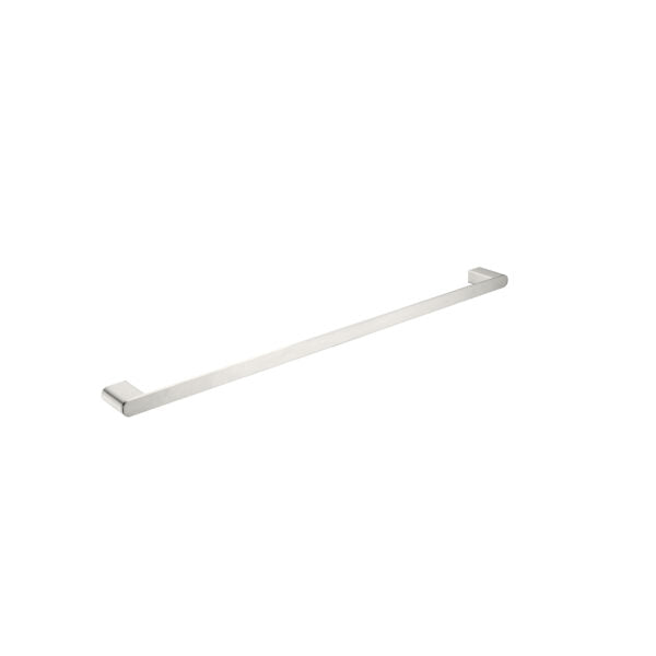 Nero Bianca Single Towel Rail 800mm Brushed Nickel / NR9030BN