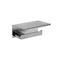 Nero Bianca Toilet Roll Holder with Shelf Gunmetal Grey / NR9086aGM