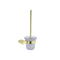 Nero Bianca Toilet Brush Holder Brushed Gold / NR9088BG