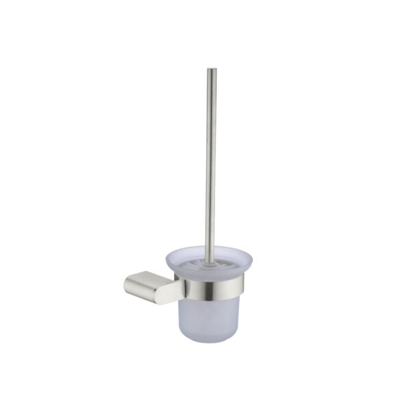 Nero Bianca Toilet Brush Holder Brushed Nickel / NR9088BN