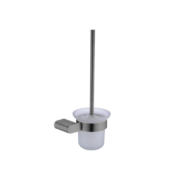 Nero Bianca Toilet Brush Holder Gunmetal Grey / NR9088GM