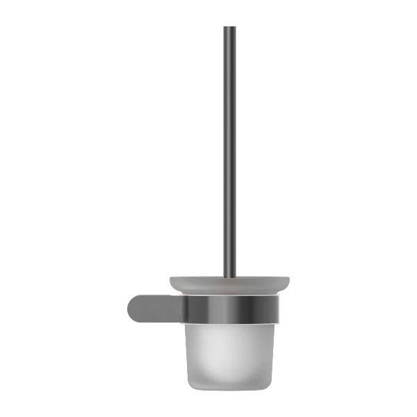 Nero Bianca Toilet Brush Holder Gunmetal Grey / NR9088GM