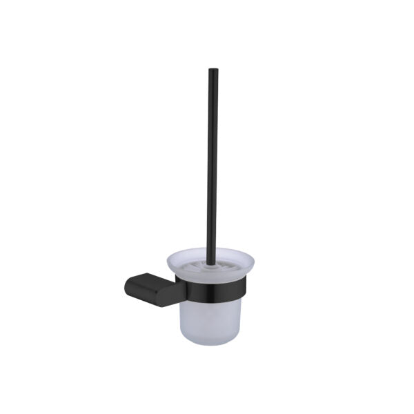 Nero Bianca Toilet Brush Holder Matte Black / NR9088MB