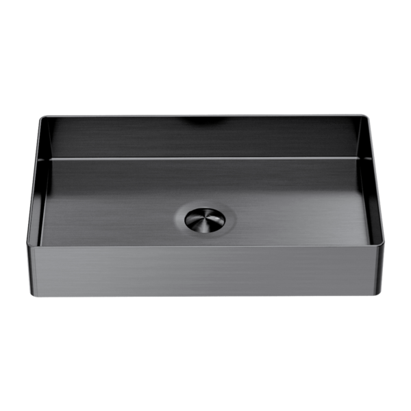 Nero Opal Stainless Steel Basin Rectangular Graphite NRB3555GR